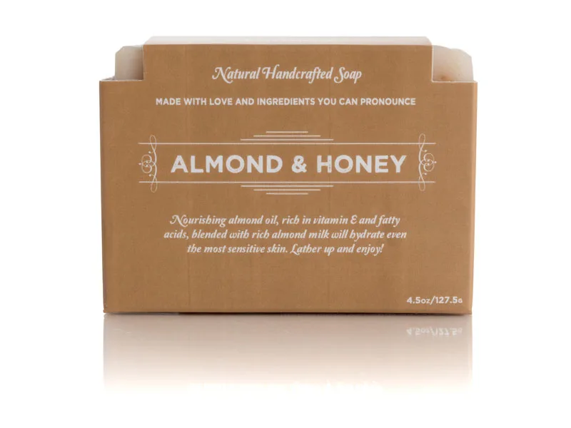 Natural Handcrafted Soap, Almond & Honey