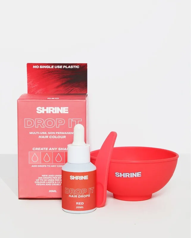 Drop It Multi Use, Non Permanent Hair Dye Drops, Red Sh19 H05