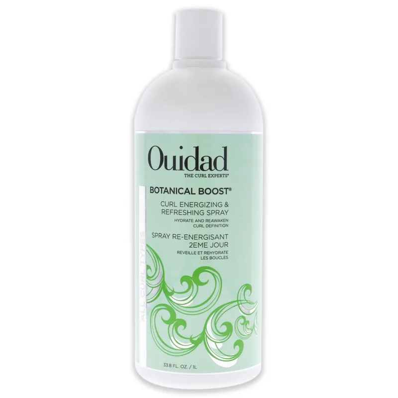Botanical Boost Curl Refresher Spray, Hydrates Dry Curls, Lightweight, No-Residue