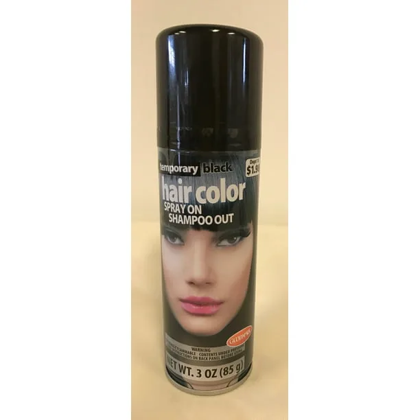 Temporary Hair Color Spray, Black