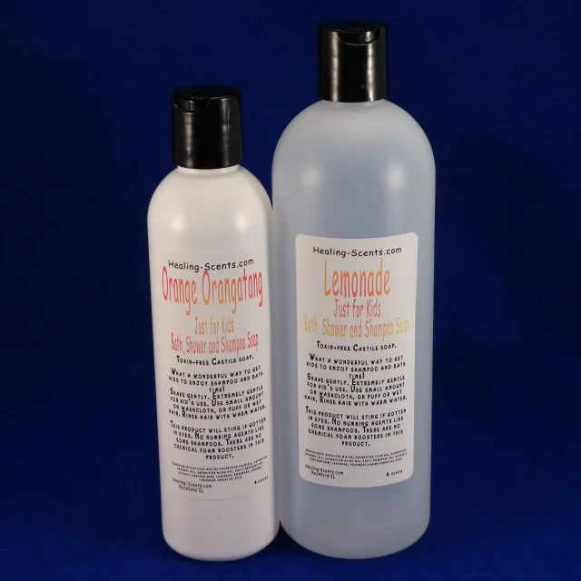Just For Kids Bath, Shower and Shampoo Soap, Lemonade (2019 formulation)