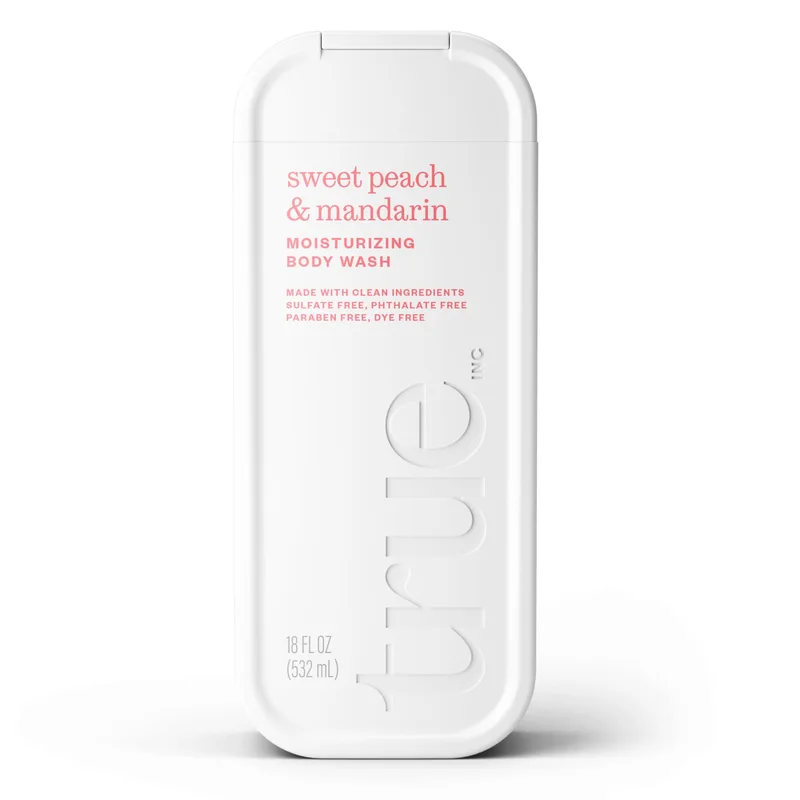 INC Body Wash, Sulfate-Free, Moisturizing and Hydrating Formula, Sweet Peach & Mandarin