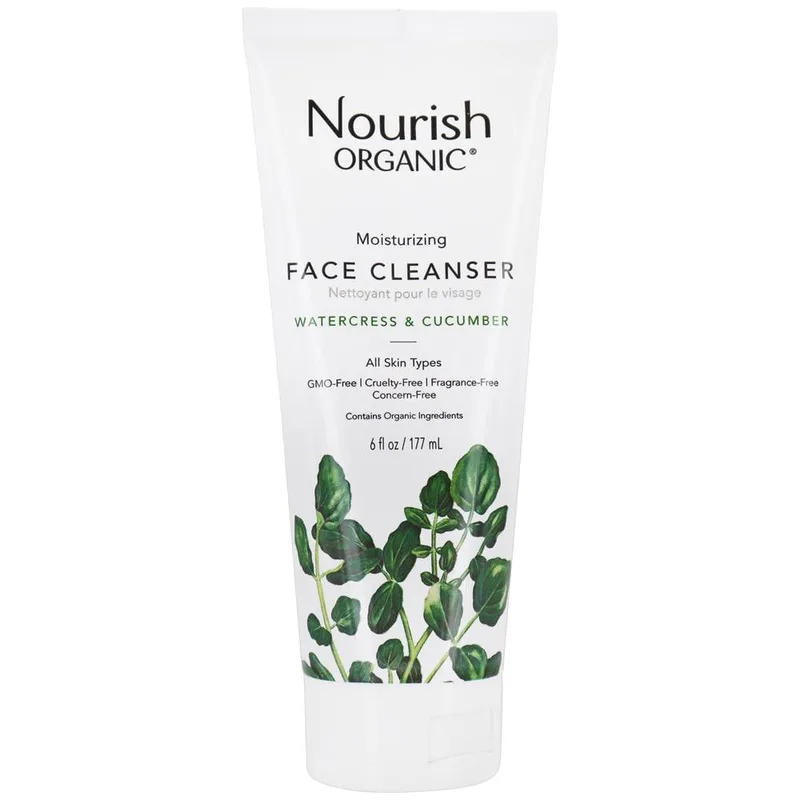 Organic Nourish - Organic Moisturizing Cream Face Cleanser Cucumber + Watercress