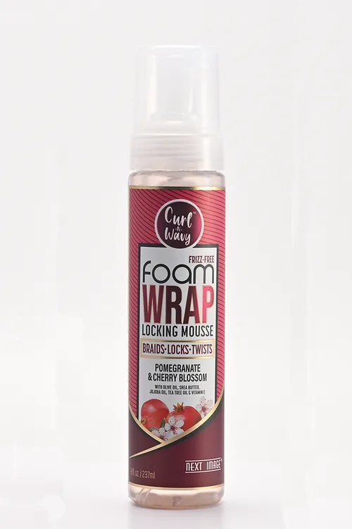 Foam Wrap Locking Mousse, Pomegranate & Cherry Blossom