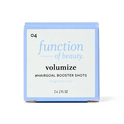 Volumize #Hairgoal Booster Shots, Fragrance Free (2020 formulation)