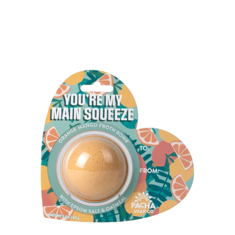 Froth Bomb Card, Main Squeeze