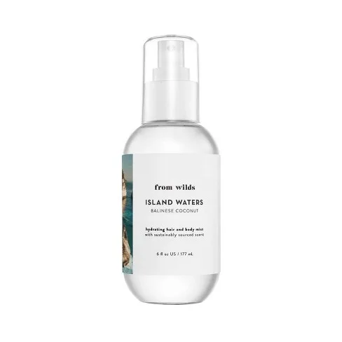Island Waters Hydrating Hair and Body Mist, Balinese Coconut