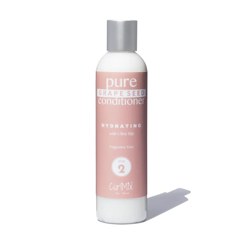 Curly Hair Pure Grape Seed Conditioner with Ultra Slip (Fragrance-Free)