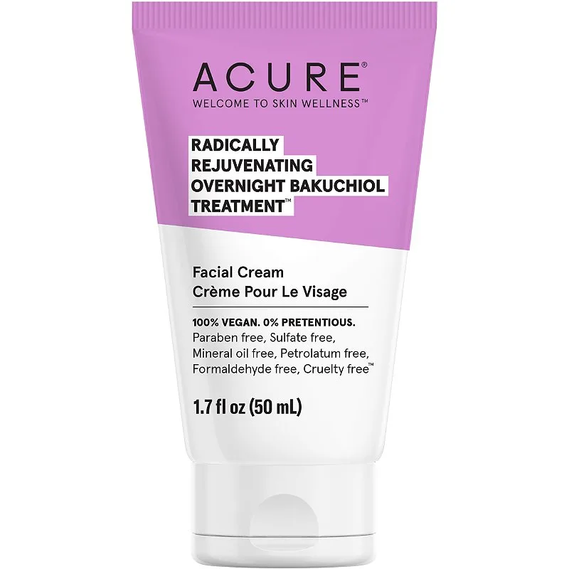 Radically Rejuvenating Overnight Bakuchiol Treatment Facial Cream