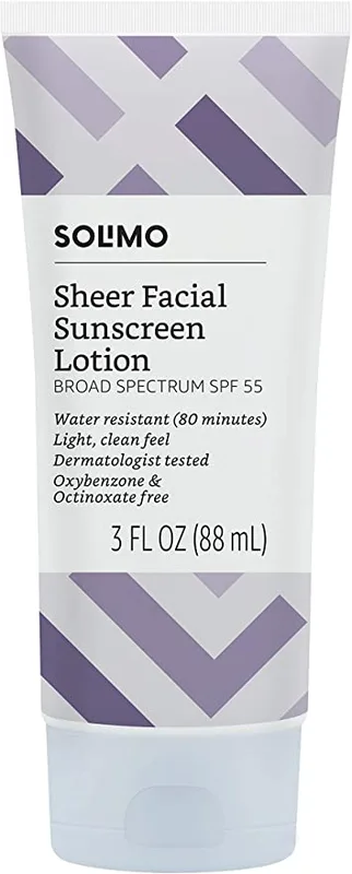 Sheer Facial Sunscreen Lotion, SPF 55