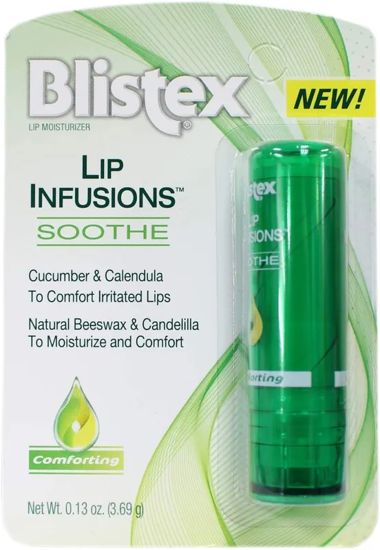 Lip Infusions Lip Moisturizer, Cucumber & Calendula (2020 formulation)