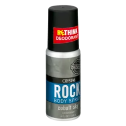 ROCK Deodorant Body Spray, Cobalt Sky (2019 formulation)