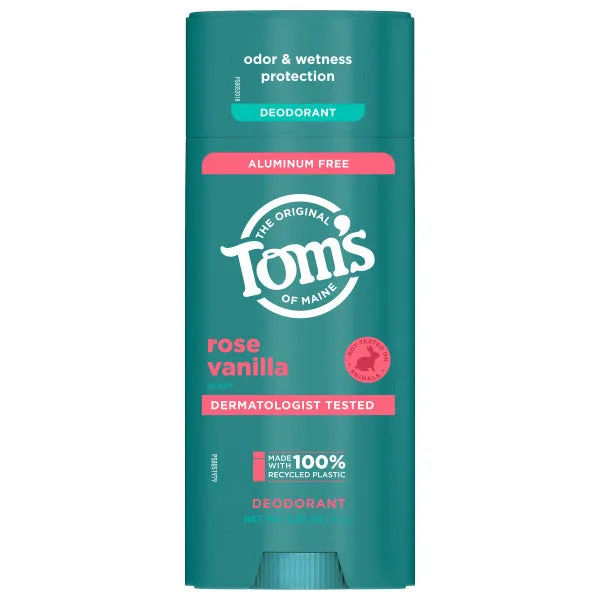 Aluminum Free Deodorant, Rose & Vanilla