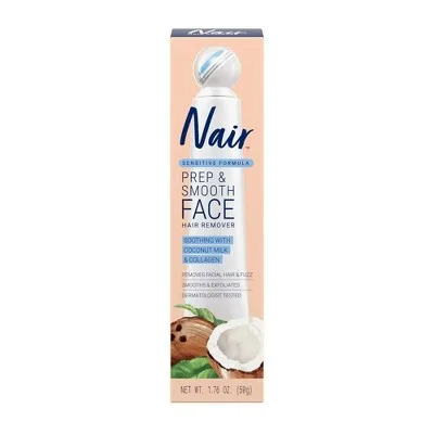 Prep & Smooth Face Hair Remover - Coconut Milk & Collagen