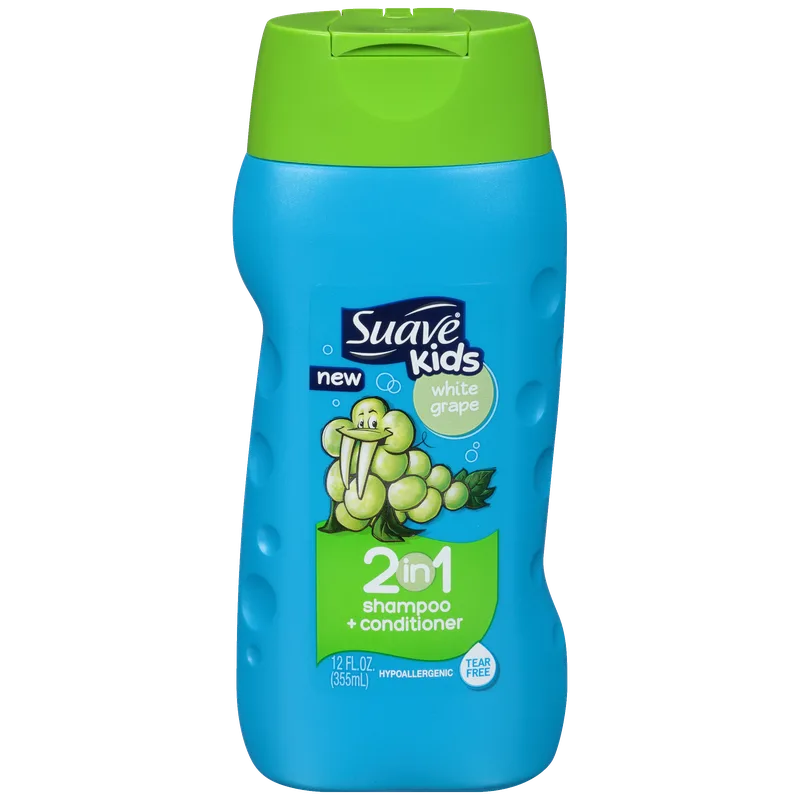 Kids 2 In1 Shampoo + Conditioner, White Grape (2020 formulation)