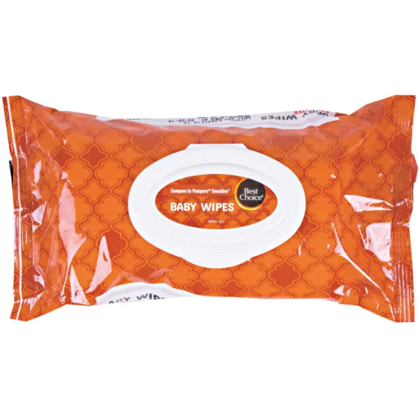 Hello World Sensitive Baby Unscented Wipes, Fragrance Free