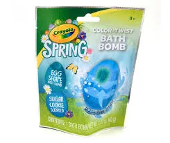 Spring Egg Shape Bath Bomb, Sugar Cookie