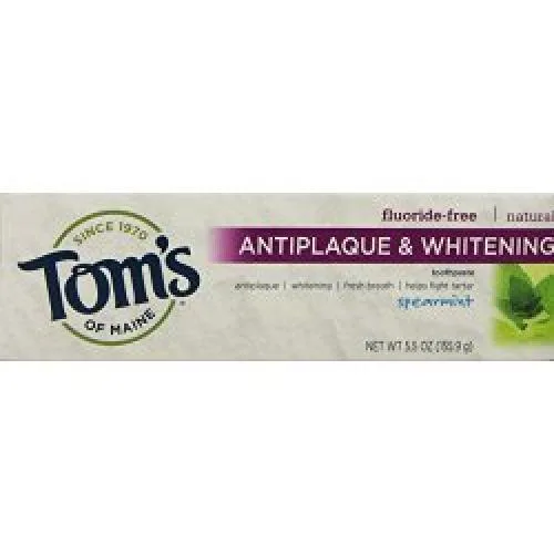 Natural Antiplaque Tartar Control Plus Whitening Toothpaste Spearmint (2018 formulation)