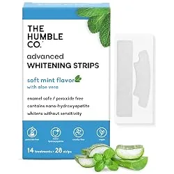 advanced WHITENING STRIPS, soft mint