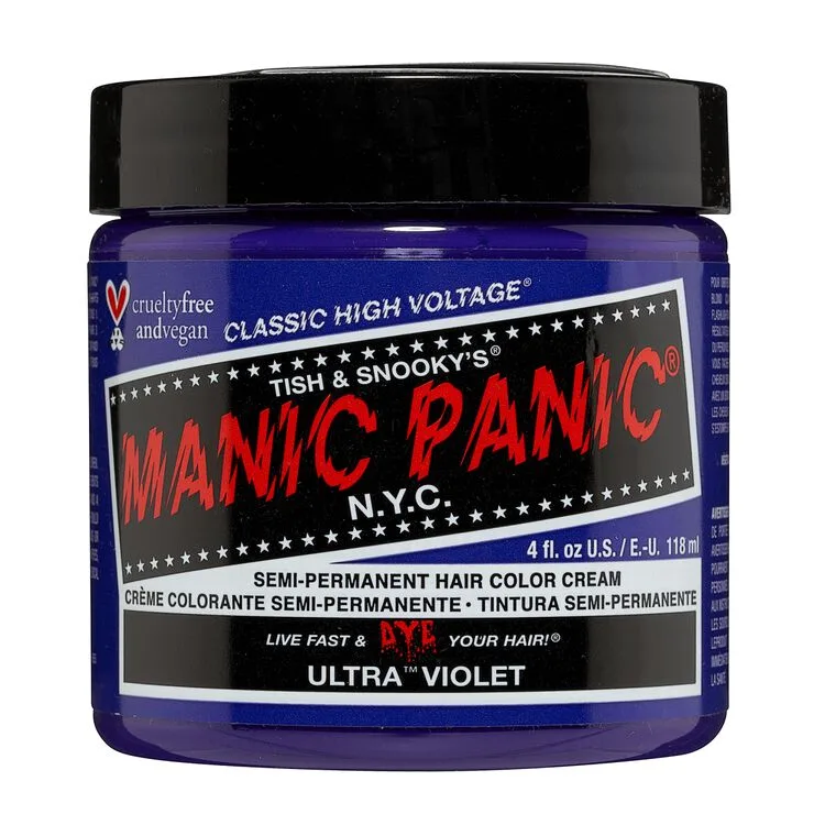 Semi Permanent Hair Color Cream, Ultra Violet
