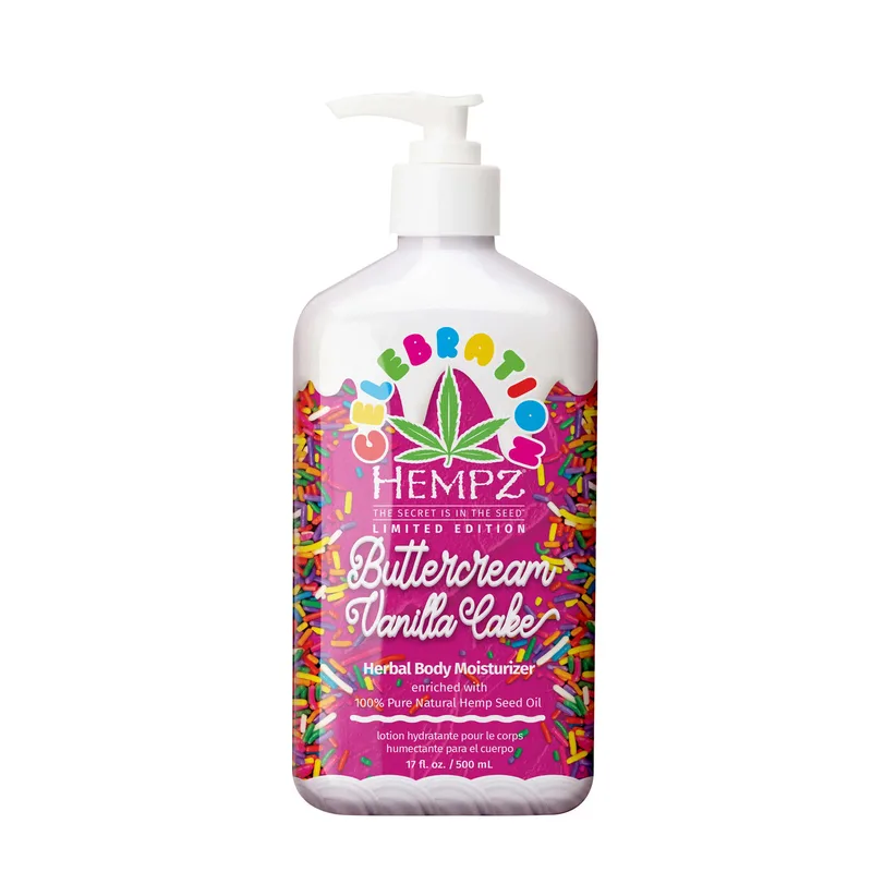 Celebration Herbal Body Moisturizer, Buttercream Vanilla Cake