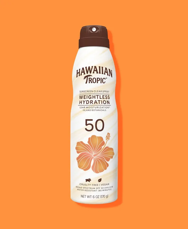 Weightless Hydration Clear Sunscreen Spray, SPF 50