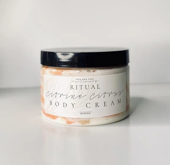 Skin & Sage Citrine Citrus Ritual Body Cream