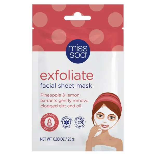 Exfoliate Facial Sheet Mask (2018 formulation)