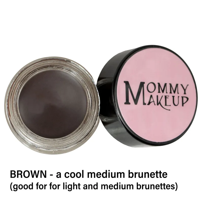 Stay Put Waterproof Gel Brow Balm w/ Micropigments, Brown