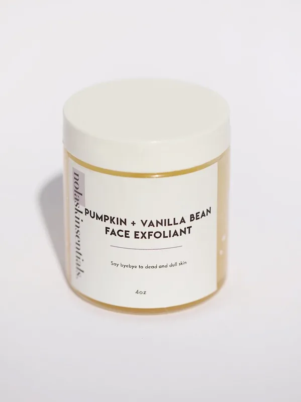 Face Exfoliant, Pumpkin & Vanilla Bean (2020 formulation)