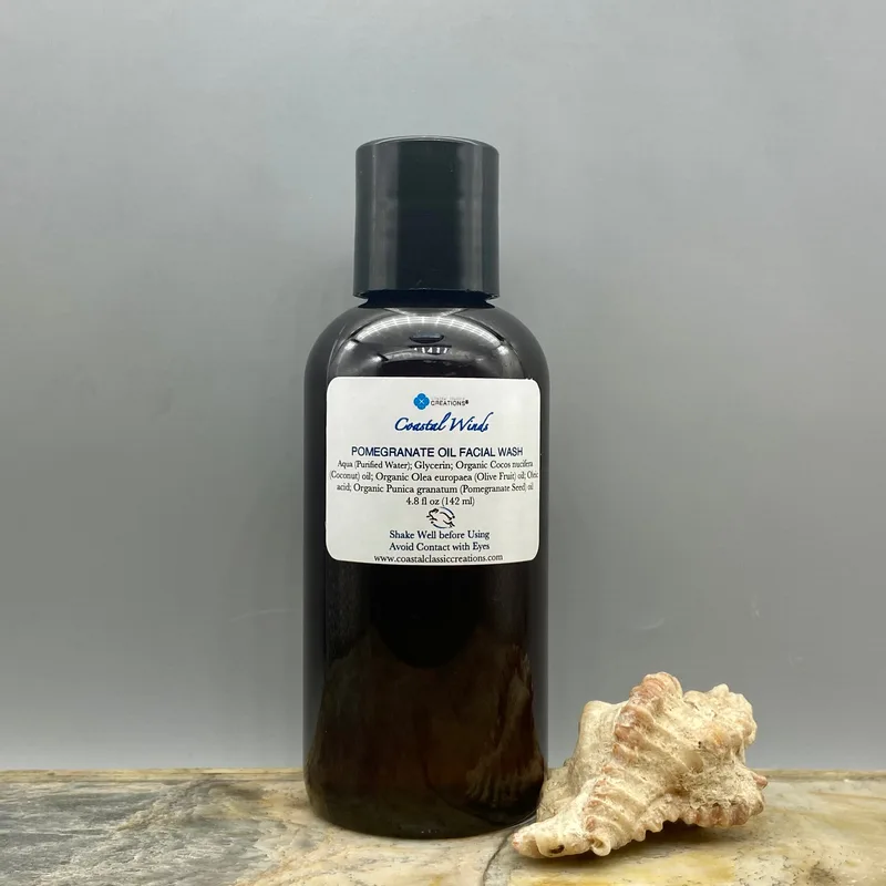Coastal Winds Pomegranate Oil Facial Wash
