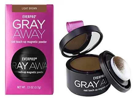 Root Touch Up Magnetic Powder, Light Brown (2020 formulation)