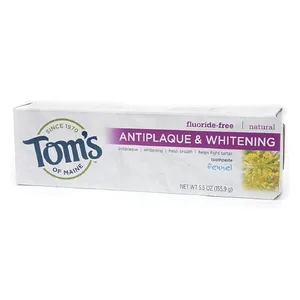 Antiplaque & Whitening, Fluoride-Free Natural Toothpaste, Fennel (2018 formulation)
