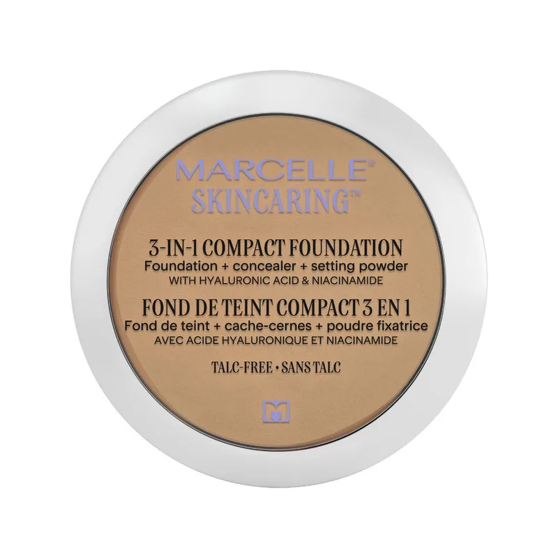 Skincaring 3-in-1 Compact Foundation, Buff Beige