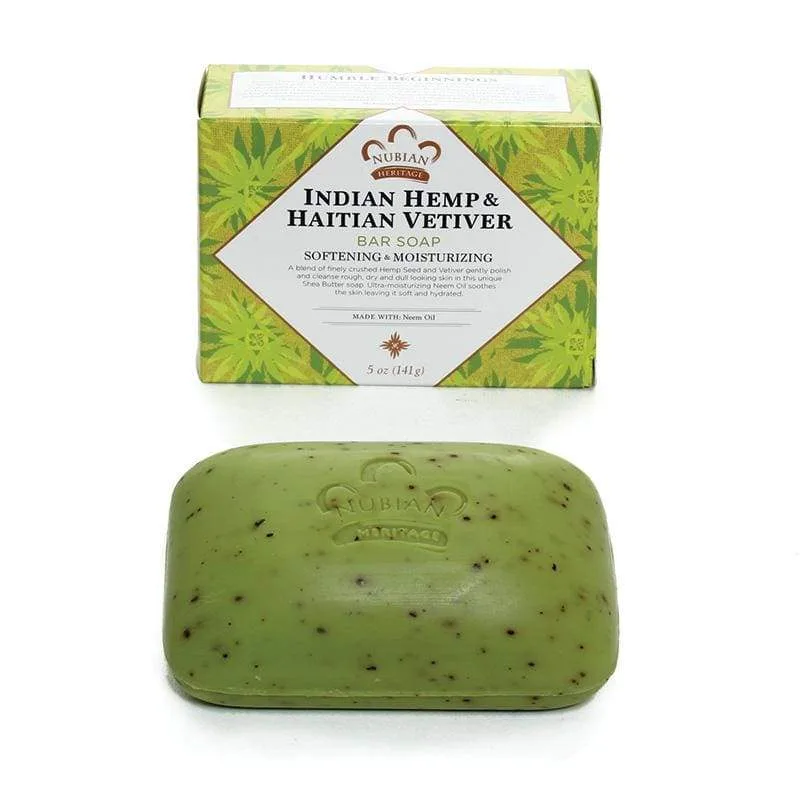 Indian Hemp & Haitian Vetiver Bar Soap