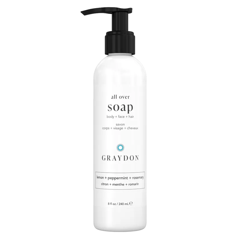 All Over Soap Body and Face and Hair