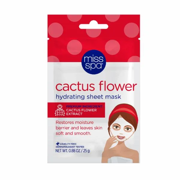 Hydrating Sheet Mask, Cactus Flower (2019 formulation)