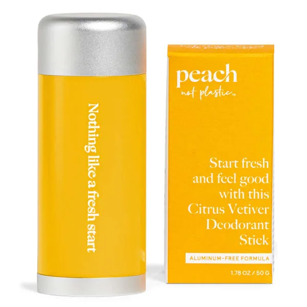 Refillable Deodorant Stick, Citrus Vetiver