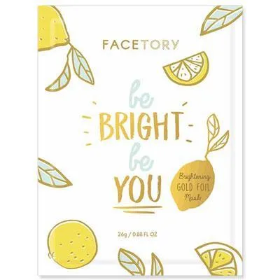 Be Bright Be You Brightening Gold Foil Mask