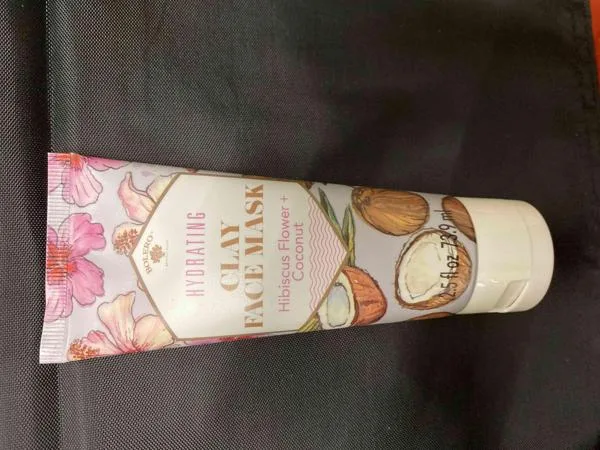 Hydrating Clay Face Mask, Hibiscus Flower + Coconut