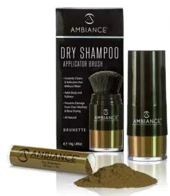 Dry Shampoo Applicator Brush With Powder, Black (2019 formulation)