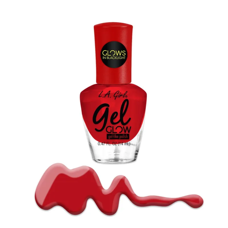 L.a. Girl Glows in Blacklight Polish, Vamp Blood Gln 737