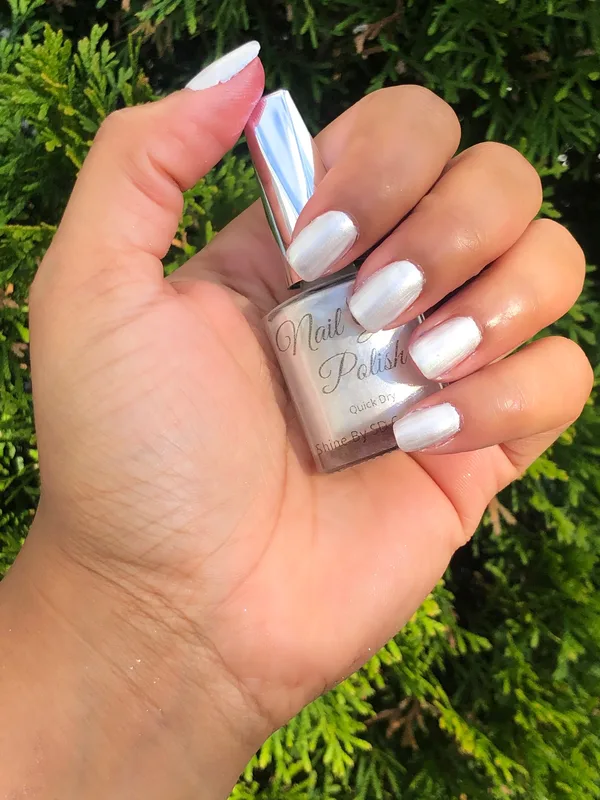 By SD Cosmetics Nail Glam Polish, Snow White