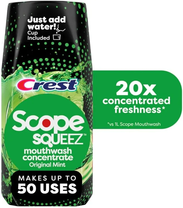 Squeez Mouthwash Concentrate, Original Mint