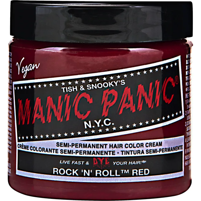 Semi Permanent Cream Hair Color, Rock 'N' Roll Red (2020 formulation)