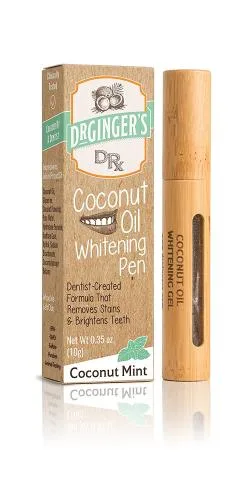 Coconut Oil Whitening Pen, Coconut Mint (2018 formulation)