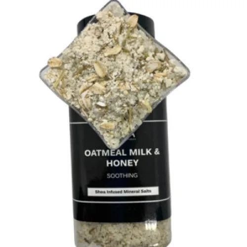 Shea Infused Mineral Salts, Oatmeal Milk & Honey (2020 formulation)