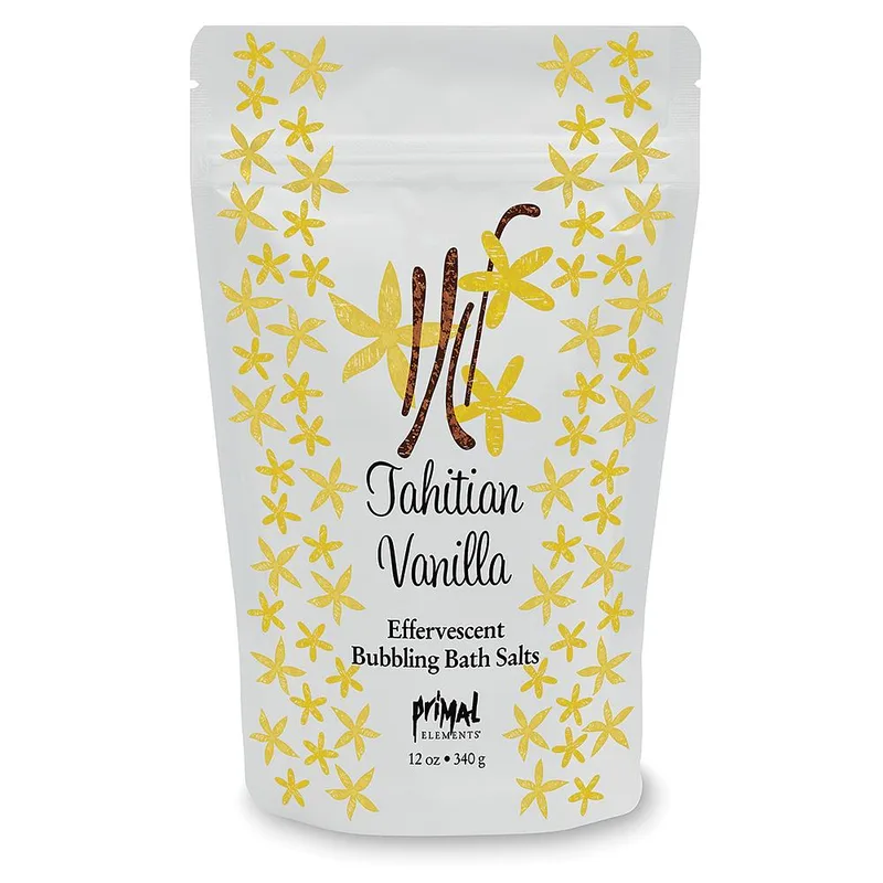 Effervescent Bubbling Bath Salts, Tahitian Vanilla