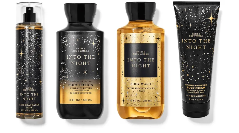 Bath & Body Works Into the Night 4 Pieces Gift Pack
