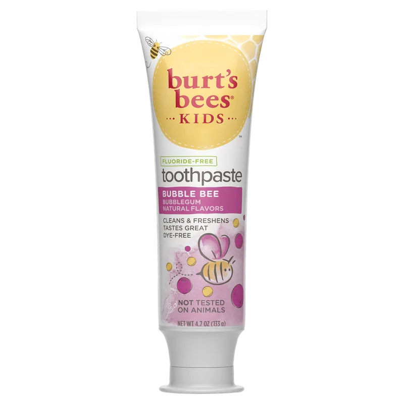 Kids, Fluoride Free, Toothpaste, Bubble Bee, Bubble Bee
